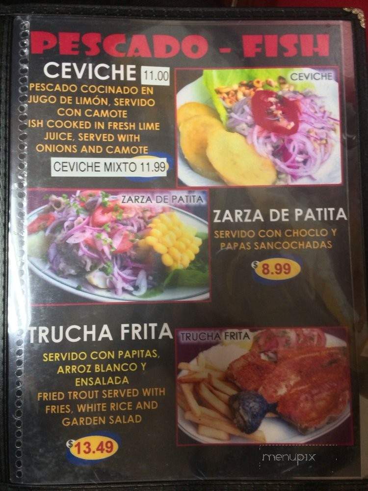 La Cabanita - Silver Spring, MD menu_pic