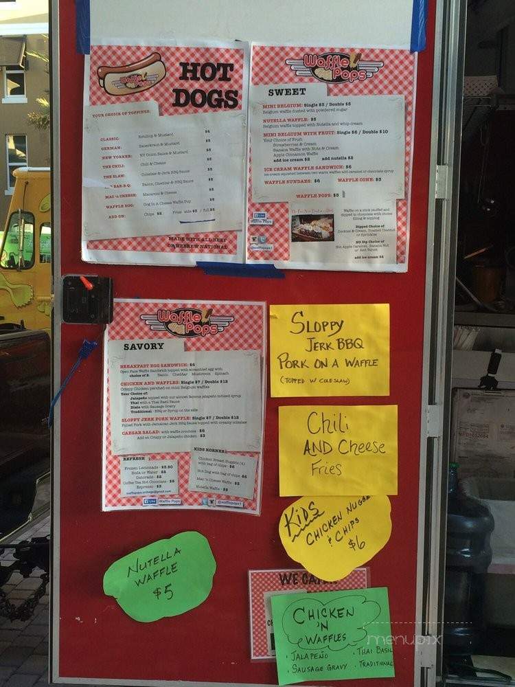 Waffle Pops - Fort Lauderdale, FL menu_pic