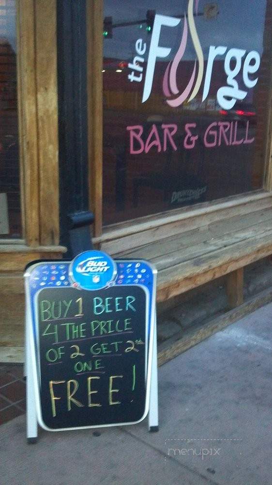 The Forge Bar and Grill - Lander, WY menu_pic