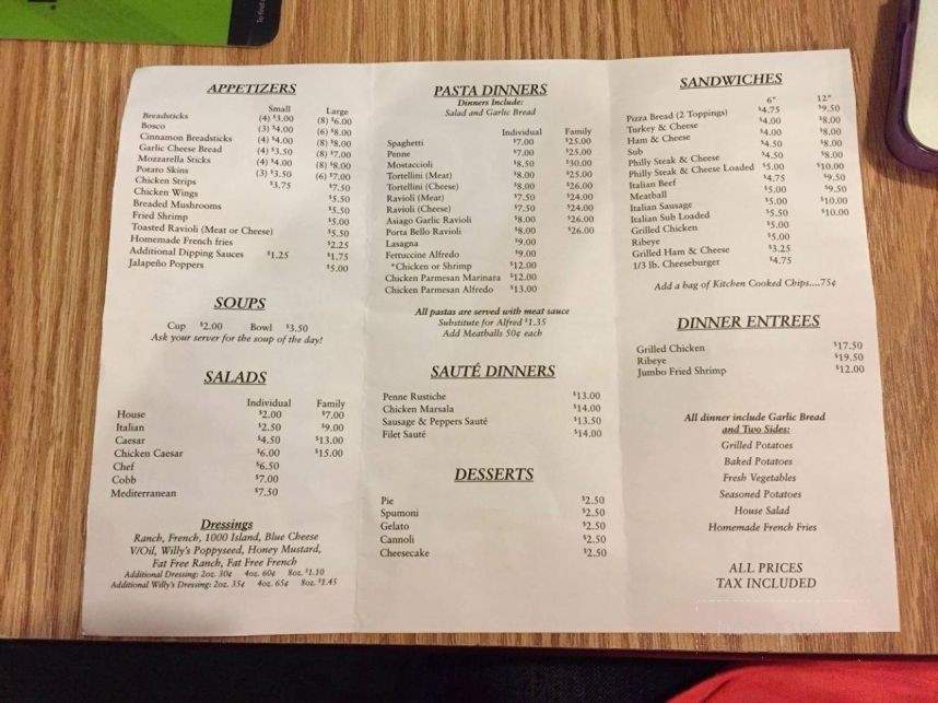 Milano's - Canton, IL menu_pic
