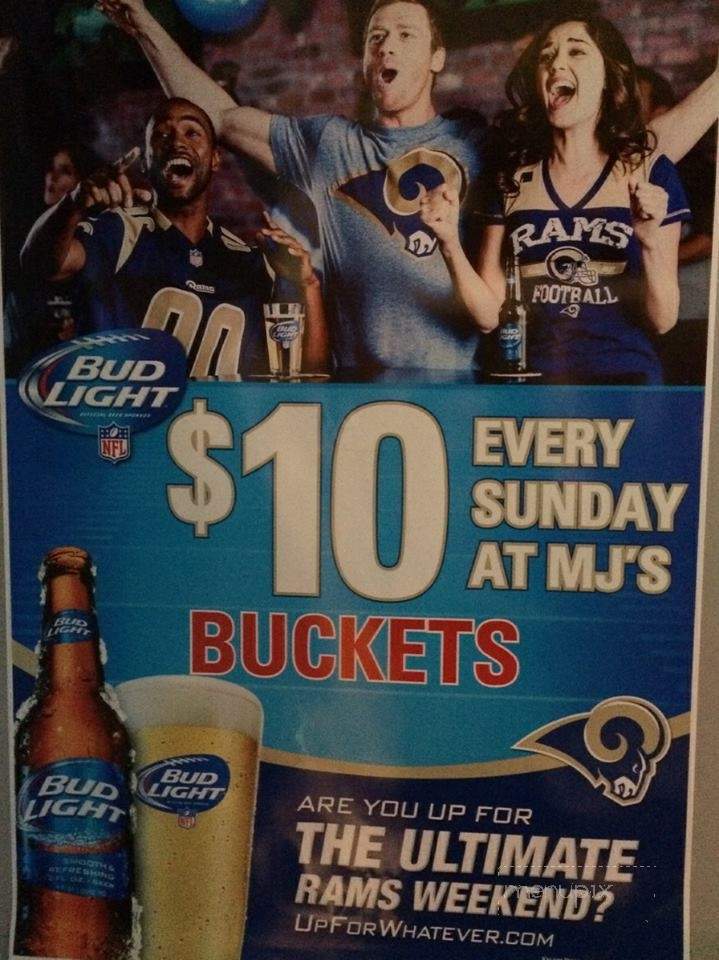 MJ'S On the Park - Saint Louis, MO menu_pic