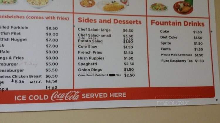 Tidwell's Fish & Shrimp House - Florissant, MO menu_pic