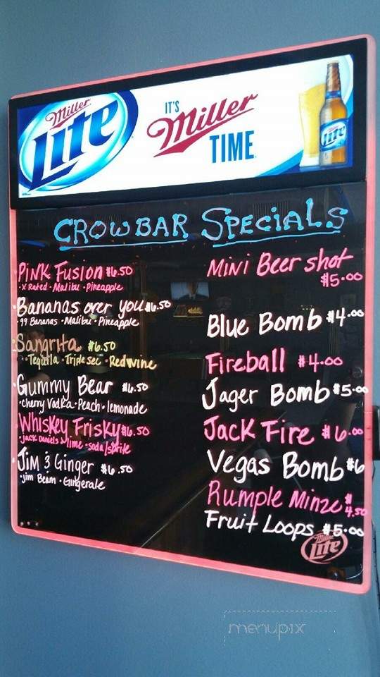 The CrowBar - Saint Louis, MO menu_pic