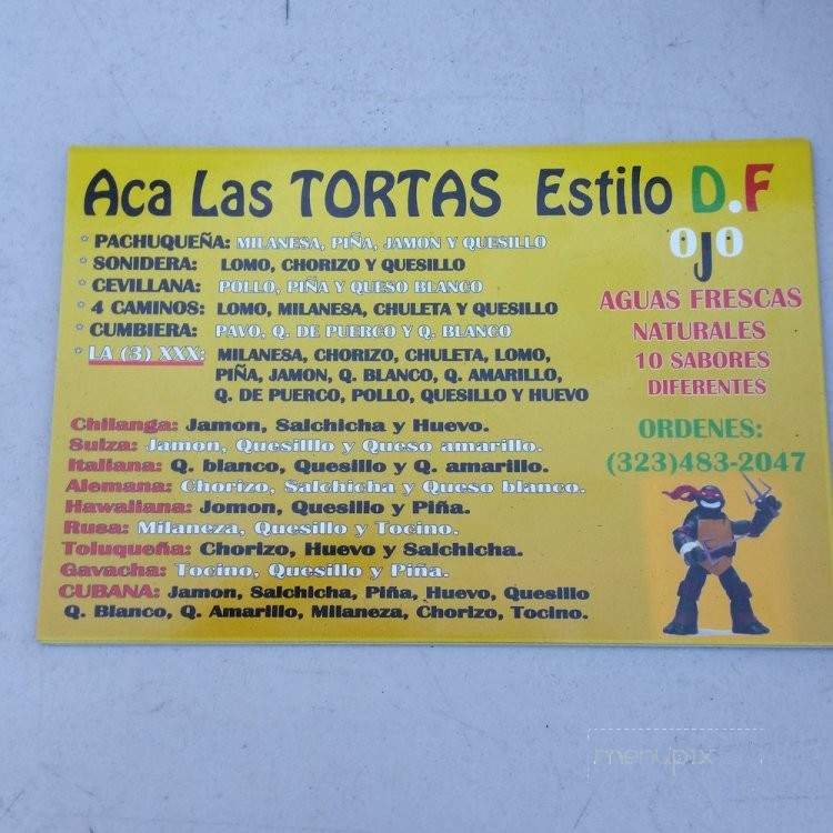 Tortas Gigante 'El Chilango' - Vernon, CA menu_pic