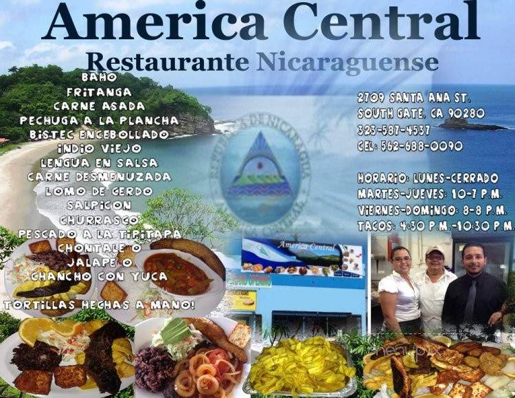 America Central - South Gate, CA menu_pic