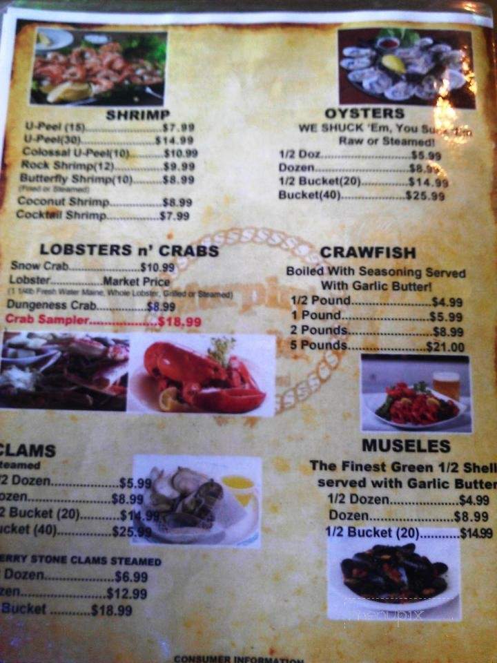 Murphy's Oyster Bar - Ocala, FL menu_pic