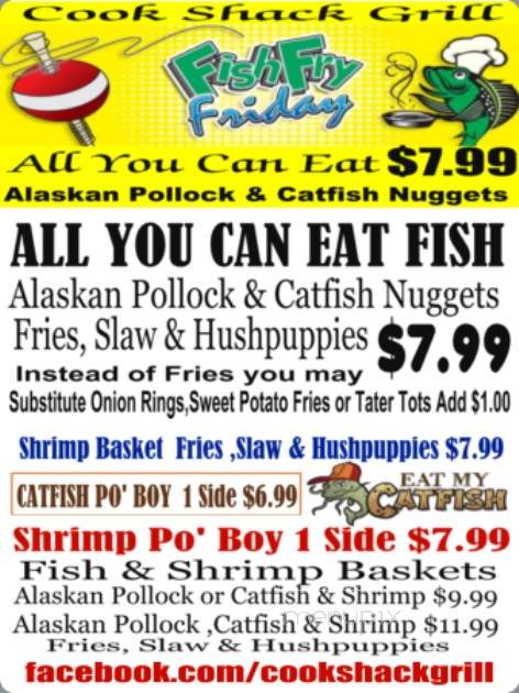 The Eatery Cook Shack Grill - Silver Springs, FL menu_pic