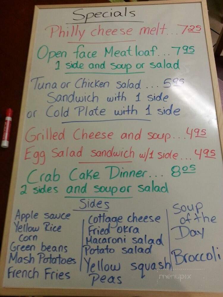 Ted's Restaurant - Citra, FL menu_pic