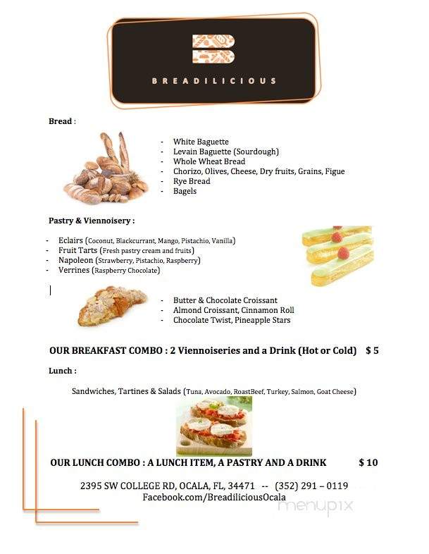 Breadilicious - Ocala, FL menu_pic