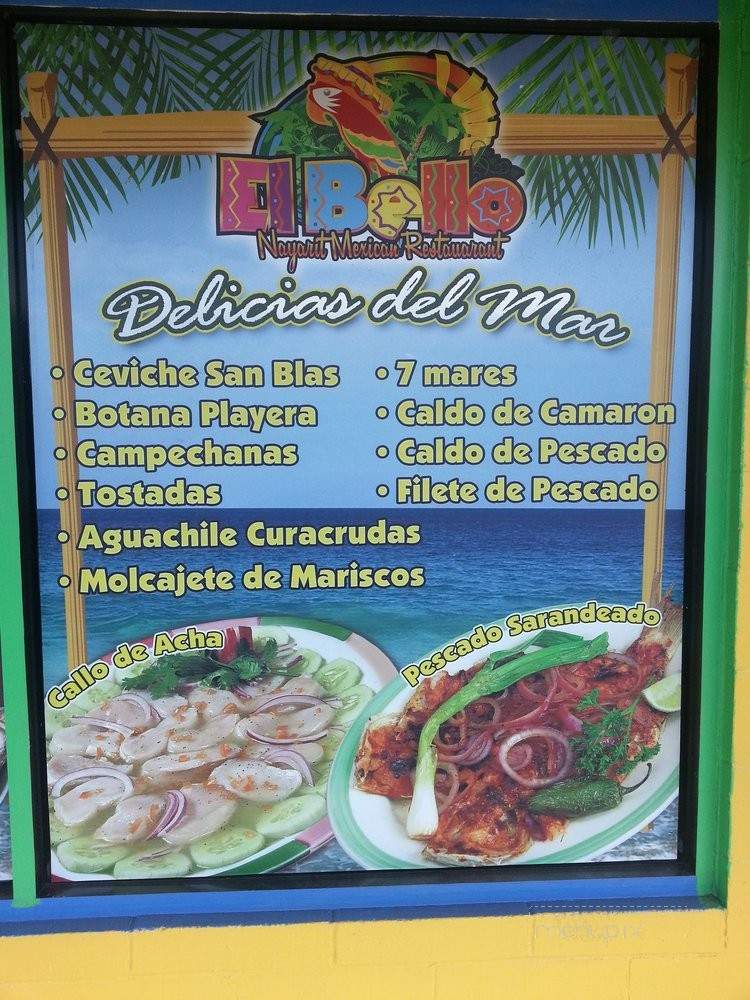 El Bello Nayarit Mexican Restaurant - Vancouver, WA menu_pic