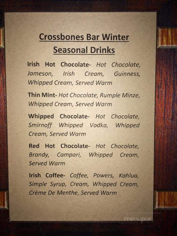 Crossbones Bar - Omaha, NE menu_pic