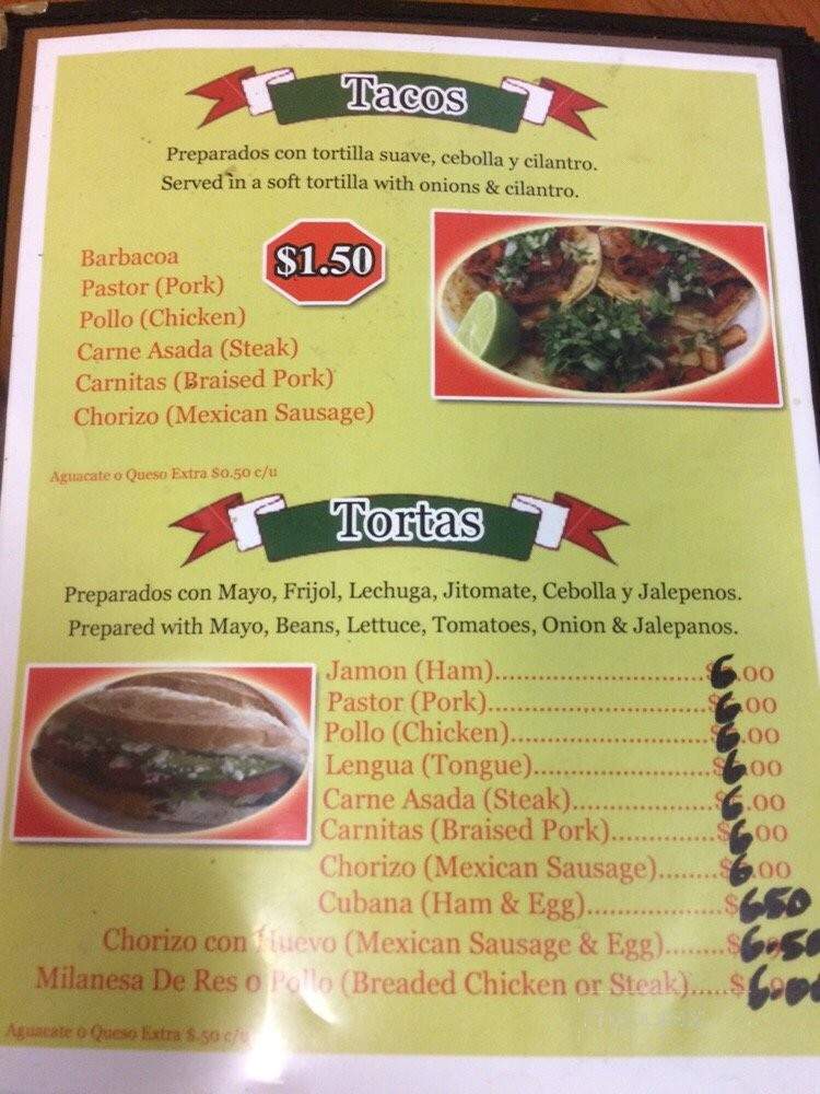 Mercado Acapulco - Atlanta, GA menu_pic