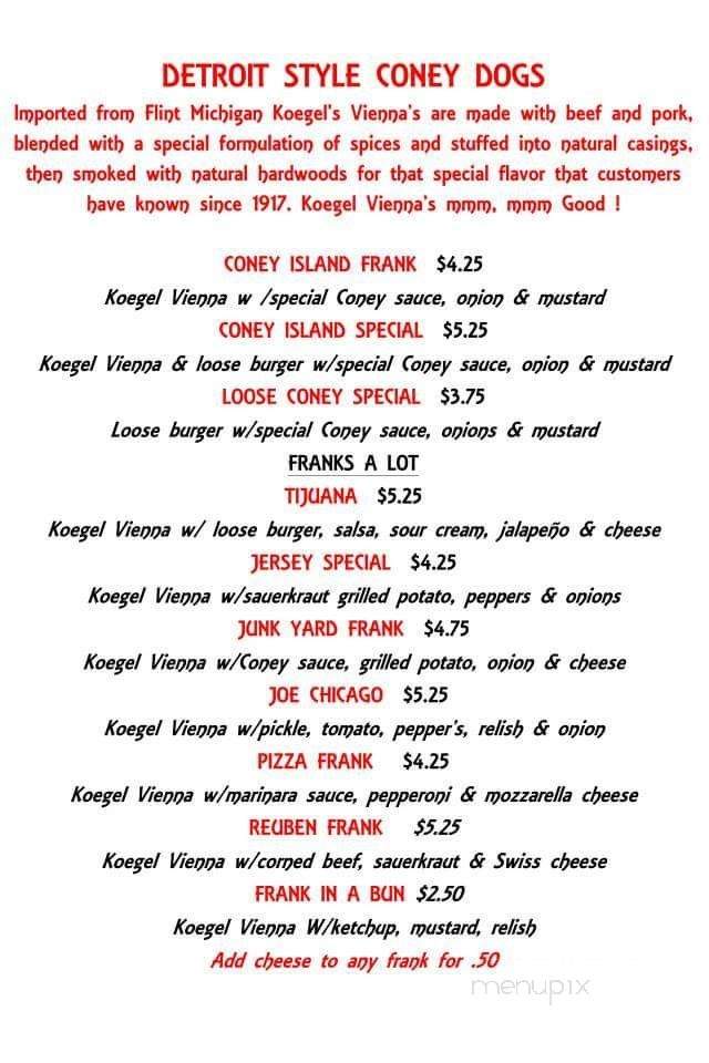 The Place In the Placer - Helena, MT menu_pic