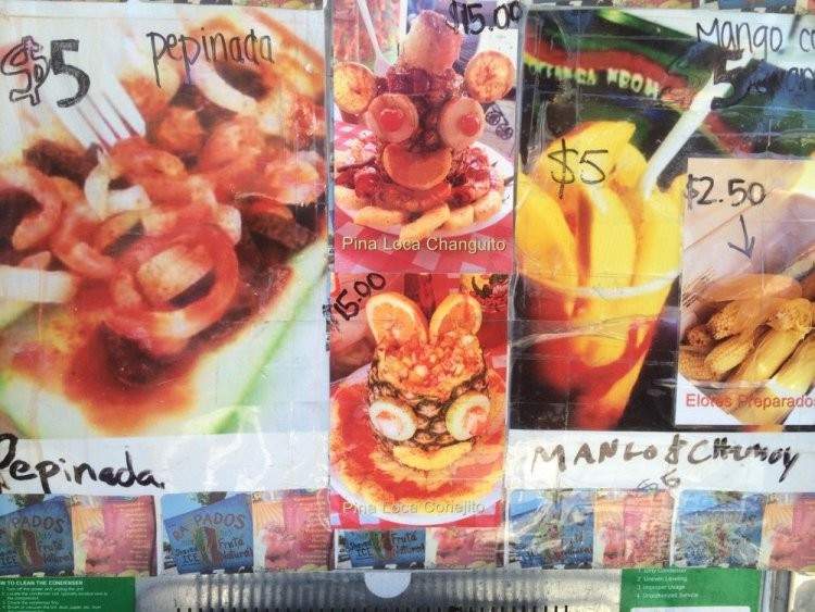Raspados Arcoiris De Andrade - San Jose, CA menu_pic