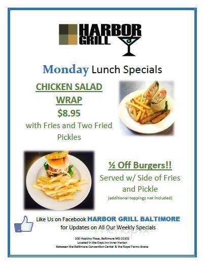 Hopkins Bar & Grill - Baltimore, MD menu_pic