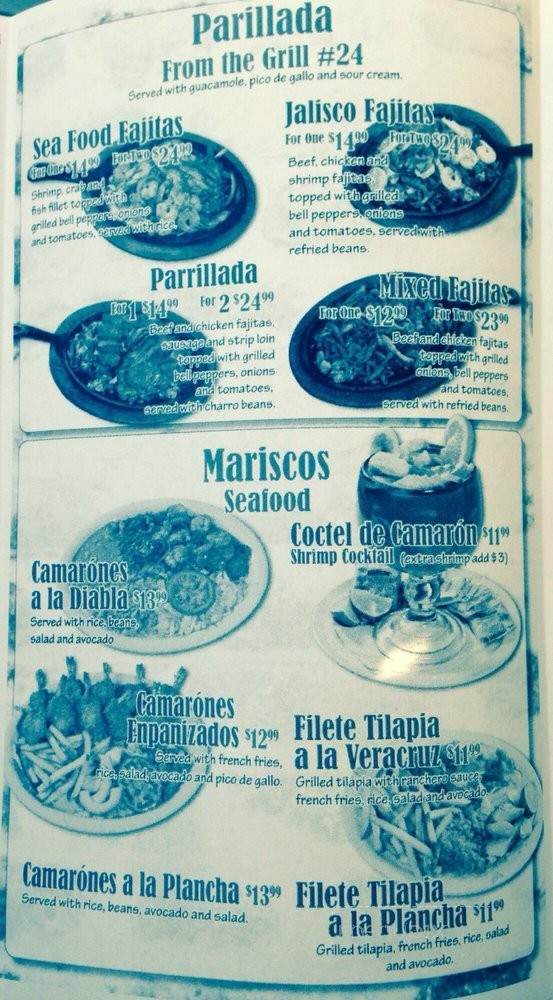 Taqueria Jalisco - Midland, TX menu_pic
