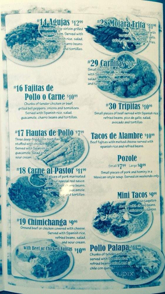Taqueria Jalisco - Midland, TX menu_pic