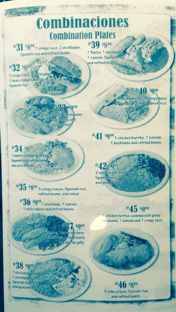 Taqueria Jalisco - Midland, TX menu_pic