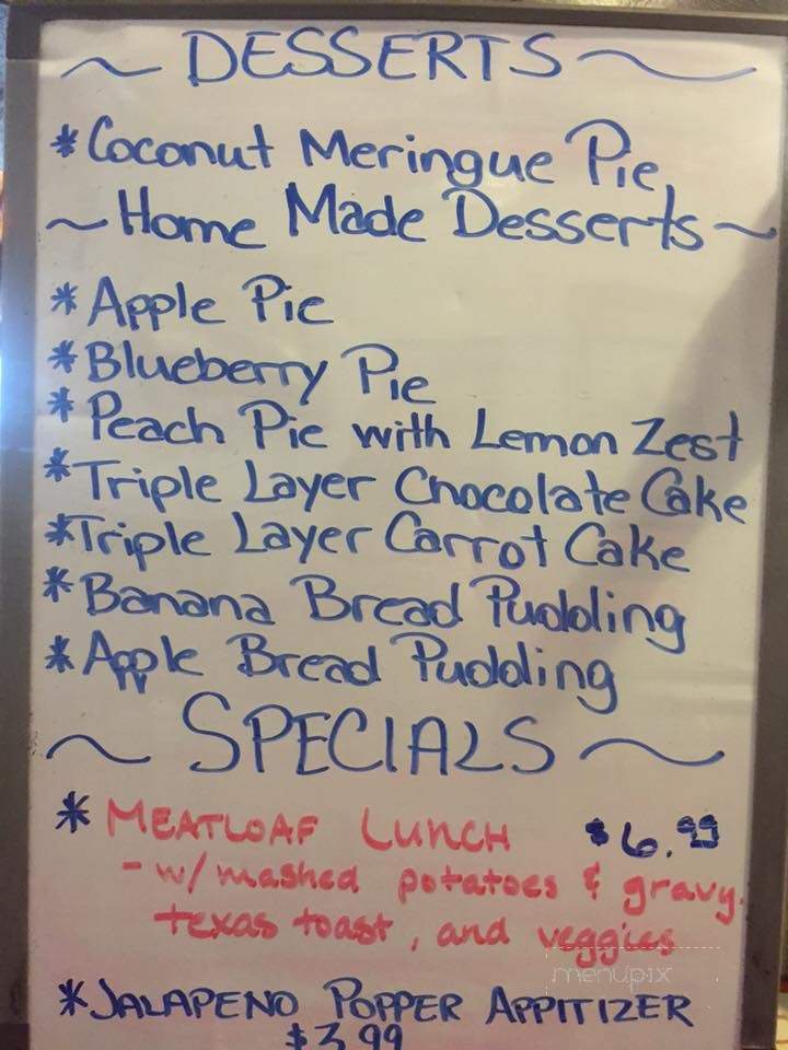 The Filling Station - Eureka Springs, AR menu_pic