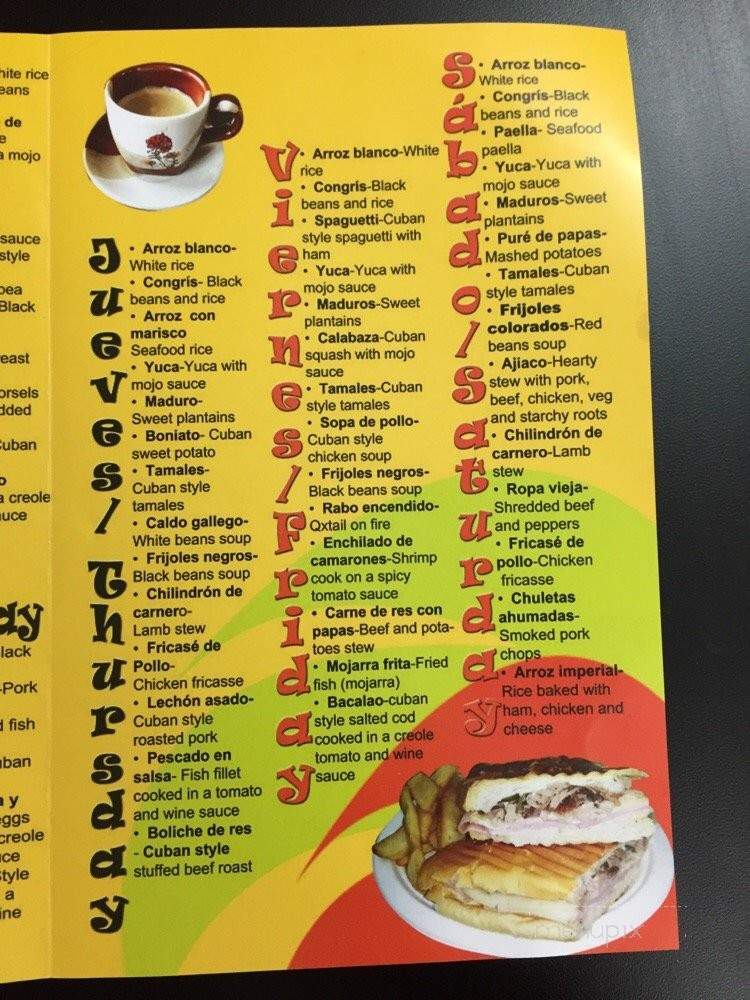 Bodega Mi Sueno - Louisville, KY menu_pic