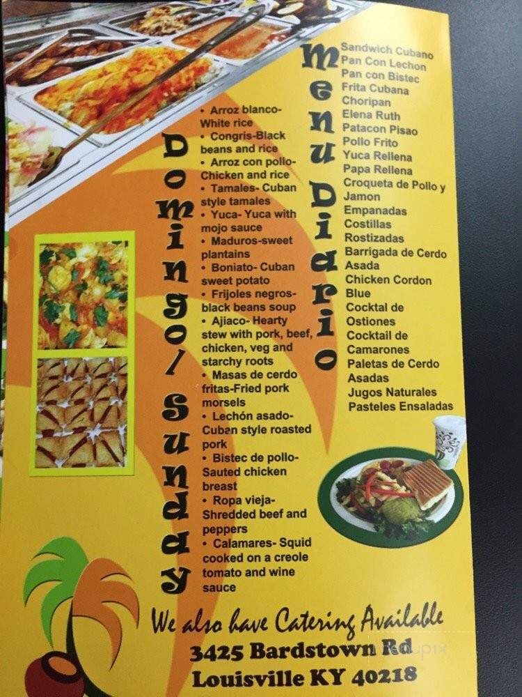 Bodega Mi Sueno - Louisville, KY menu_pic