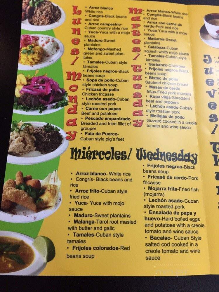 Bodega Mi Sueno - Louisville, KY menu_pic