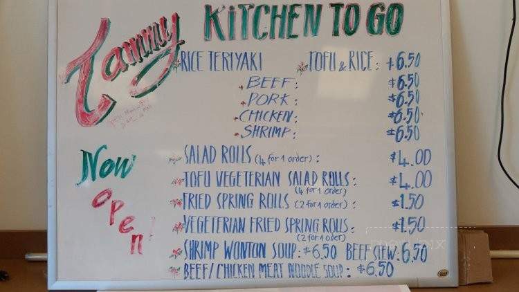 Tammy Kitchen To Go - Portland, OR menu_pic