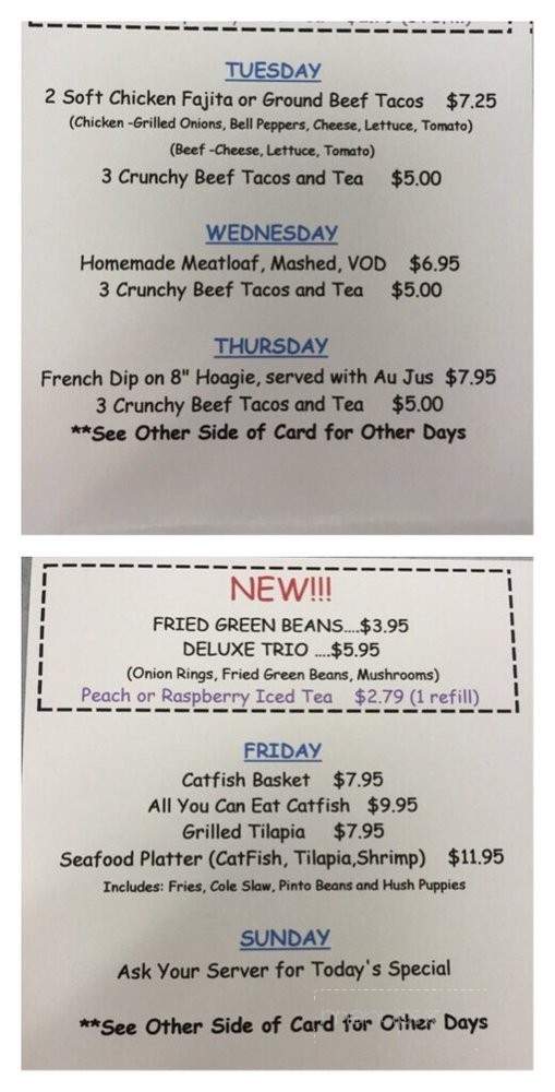The Dam Grill - Buchanan Dam, TX menu_pic