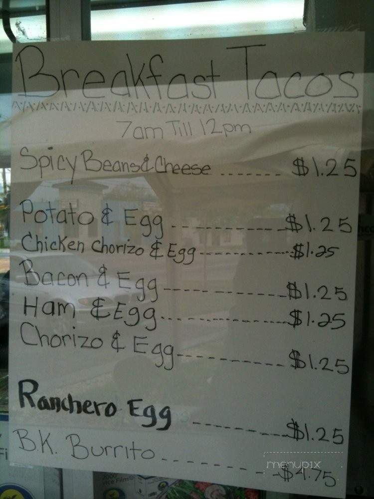 Las Marias Mexican Grill - Austin, TX menu_pic