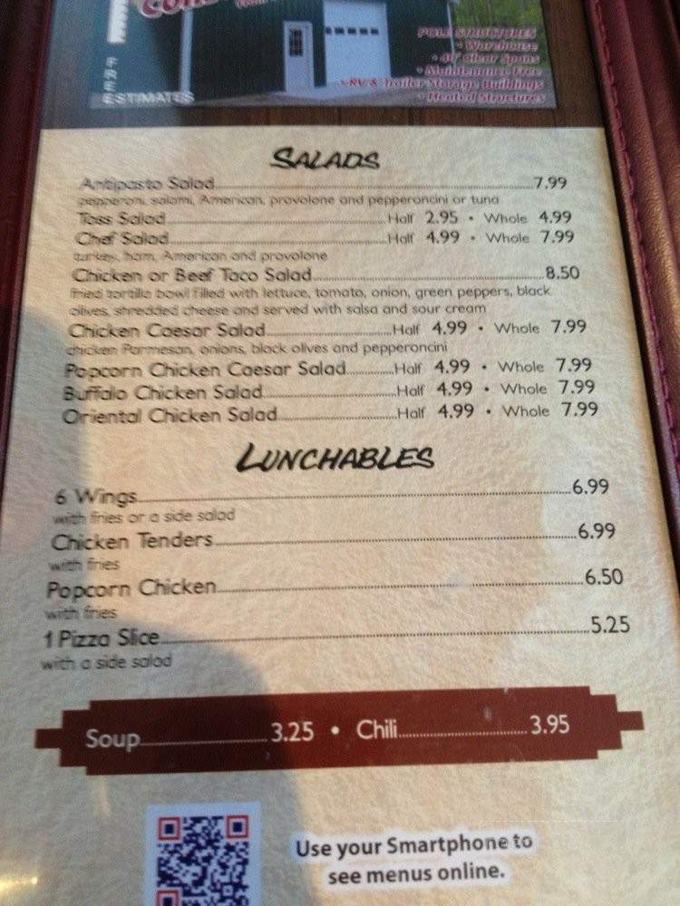 Owl's Nest Pizza And More - Chateaugay, NY menu_pic
