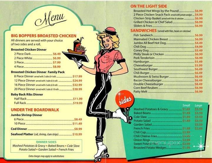 Flashbacks Diner - Arizona City, AZ menu_pic
