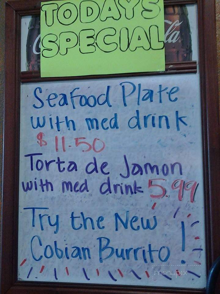 Cobian's Taqueria - Sanger, CA menu_pic