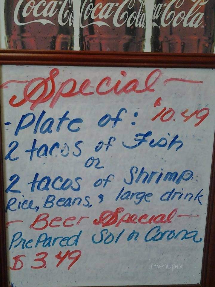 Cobian's Taqueria - Sanger, CA menu_pic