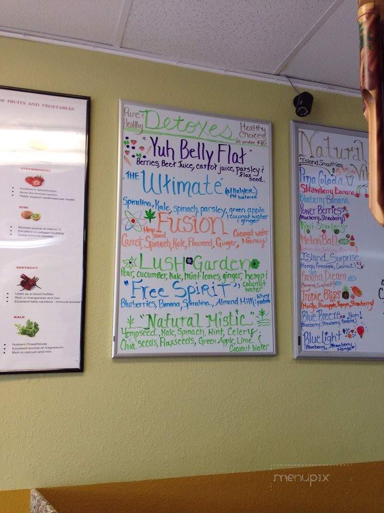 Natural Vibrations Cafe - Riviera Beach, FL menu_pic