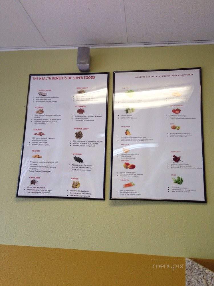 Natural Vibrations Cafe - Riviera Beach, FL menu_pic