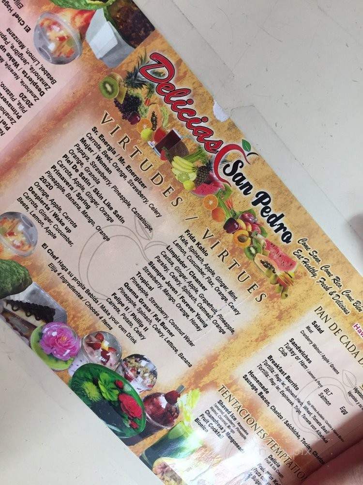 Delicias San Pedro - Hawaiian Gardens, CA menu_pic
