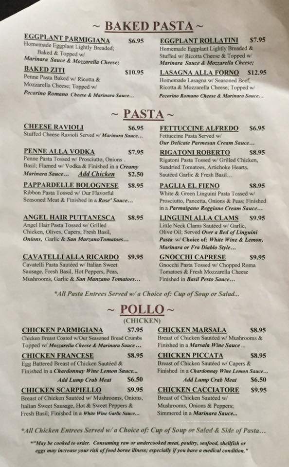 3 Bobby D's - Hazleton, PA menu_pic