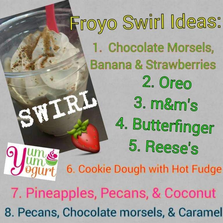 Yum Yum Yogurt - Carlsbad, NM menu_pic