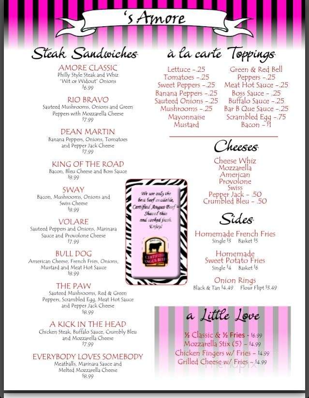 s Amore - Lakeville, NY menu_pic