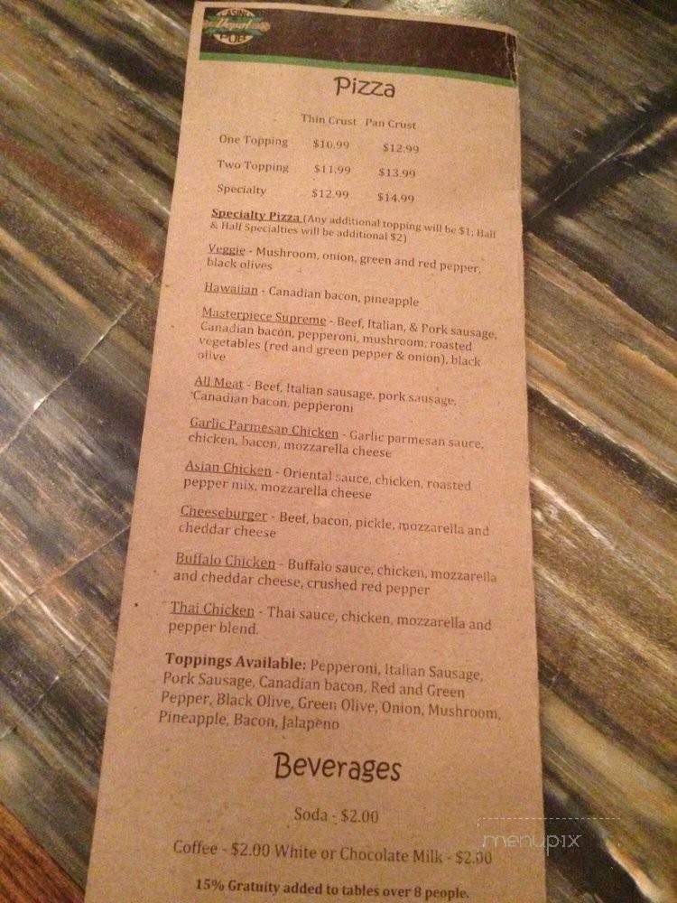The Depot - Brookings, SD menu_pic