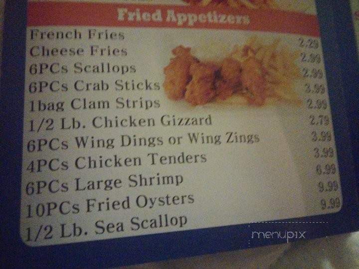Cha's Seafood - Trenton, NJ menu_pic