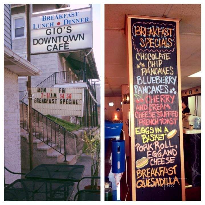 Gio's Downtown Cafe - Northampton, PA menu_pic