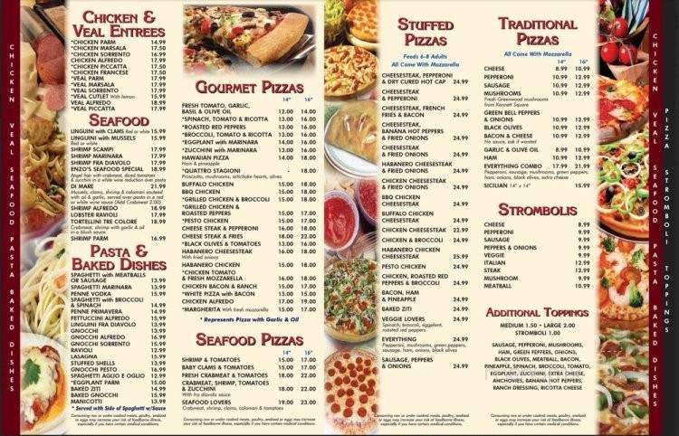 Enzo's To Go - Glen Mills, PA menu_pic