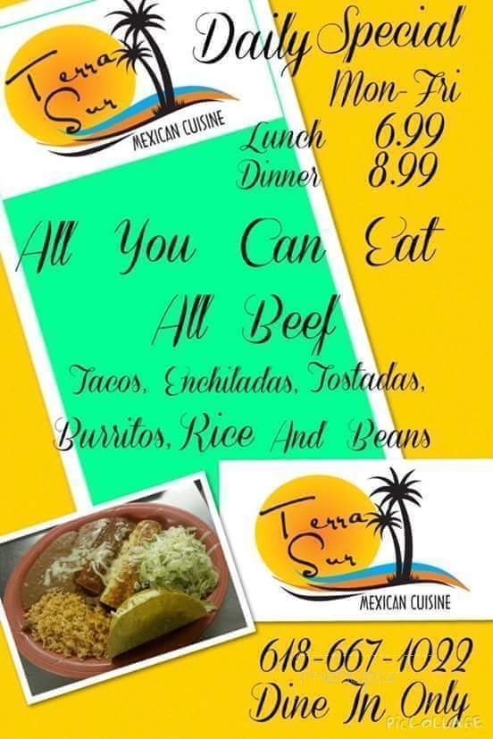 Terra Sur - Troy, IL menu_pic