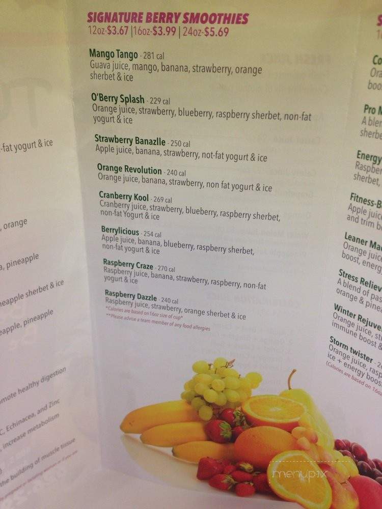 Twister Juice - Arcadia, CA menu_pic
