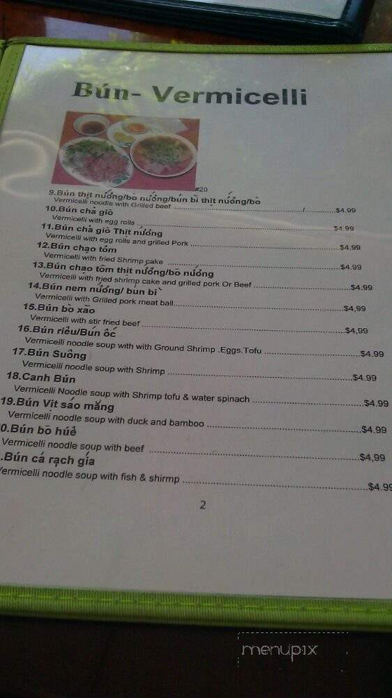 Thanh Diem - El Monte, CA menu_pic
