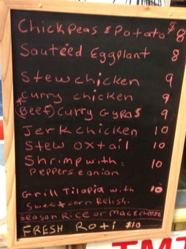 TMT Carribbean Delights - New York, NY menu_pic