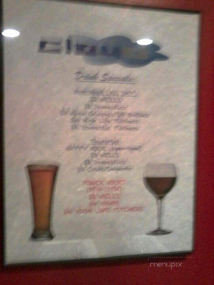 Cloud - Athens, GA menu_pic