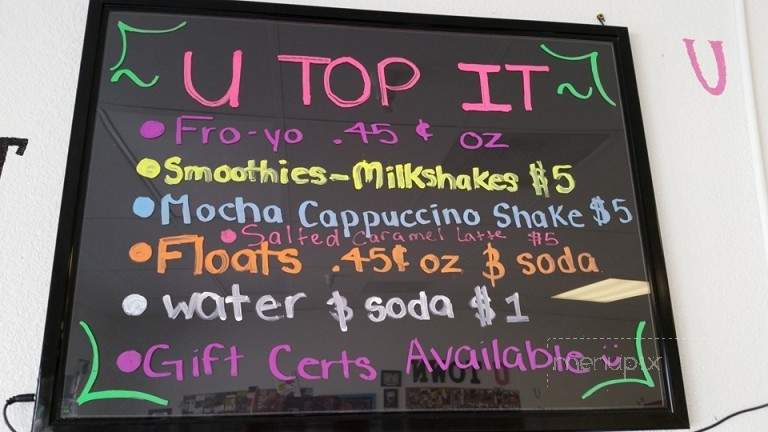 U Top It! - Ukiah, CA menu_pic