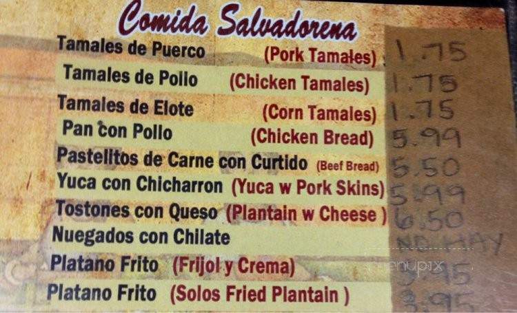 Melita's Restaurant & Bar - Houston, TX menu_pic